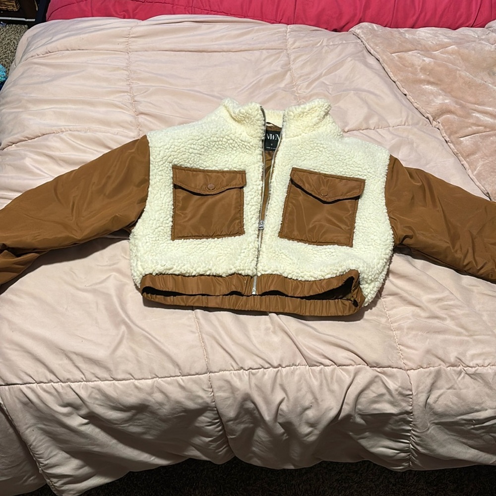 Brown Fuzzy Jacket
